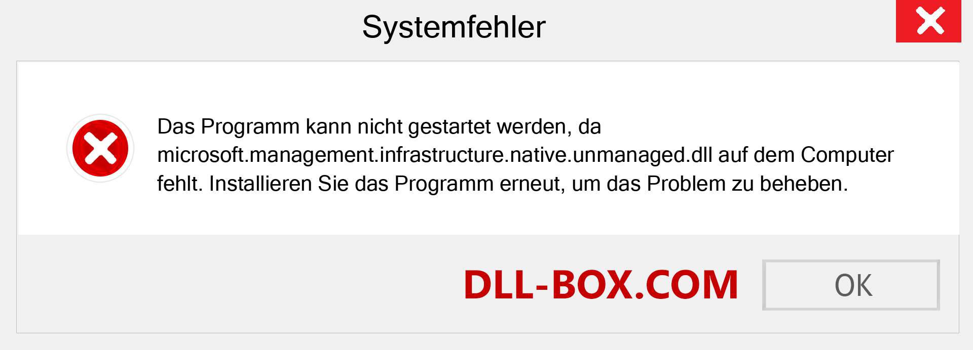 microsoft.management.infrastructure.native.unmanaged.dll-Datei fehlt?. Download für Windows 7, 8, 10 - Fix microsoft.management.infrastructure.native.unmanaged dll Missing Error unter Windows, Fotos, Bildern